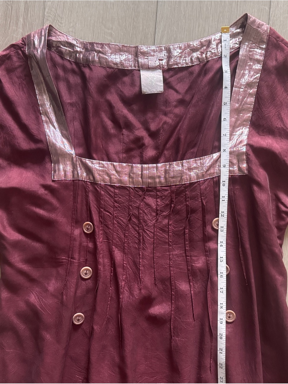 J. Morgan Puett, 90’s RETRO, A Line, Washable Silk Maxi Dress - Picture 4 of 16